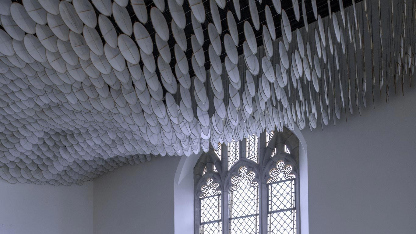 'The Eclipse' in the Chapel of St Cornelius on Governors Island, Brooklyn, New York, USA