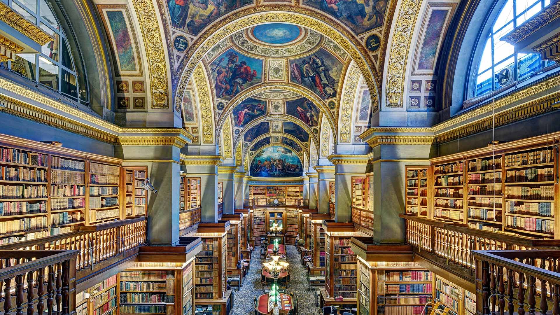 Bibliothèque du Palais Bourbon pour le prix Goncourt, Paris, France