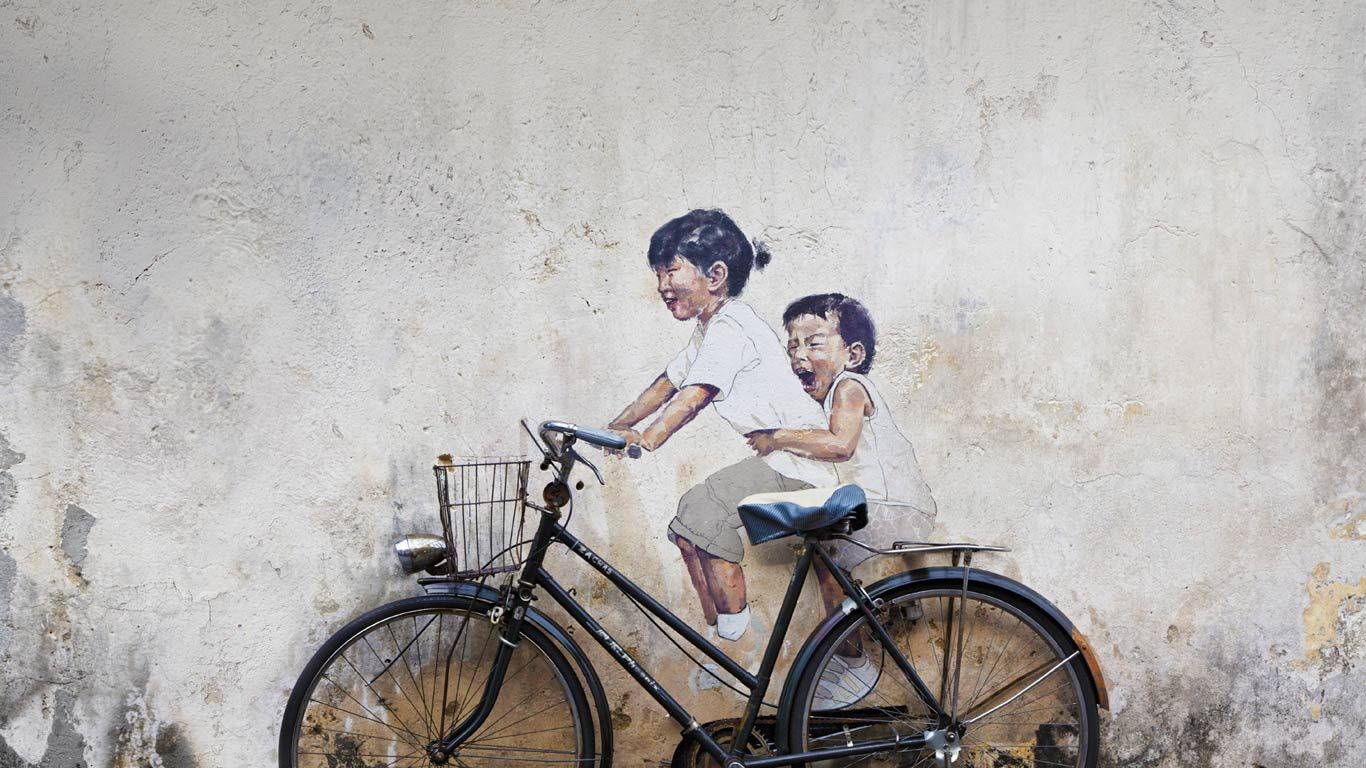 Mural in George Town, Penang, Malaysia