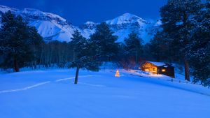 Cabin in the San Juan Mountains of Colorado (© Michael DeYoung/Corbis)(Bing United States)