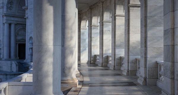 The Memorial Amphitheater at the Tomb of the Unknowns, Arlington, Virginia