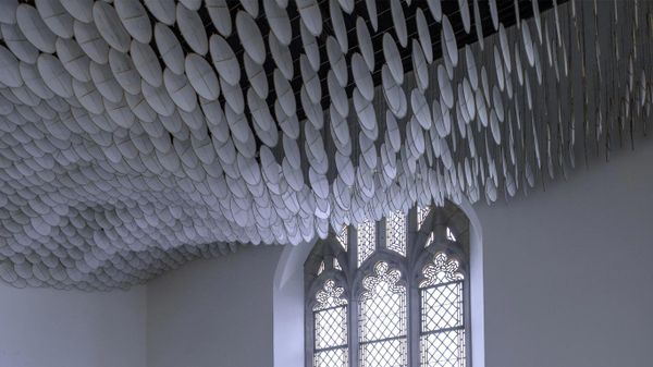 'The Eclipse' in the Chapel of St Cornelius on Governors Island, Brooklyn, New York, USA