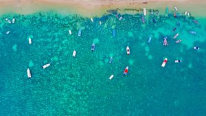 ｢モンショワジーのビーチ｣モーリシャス (© Robert Harding World Imagery/Offset by Shutterstock)(Bing Japan)