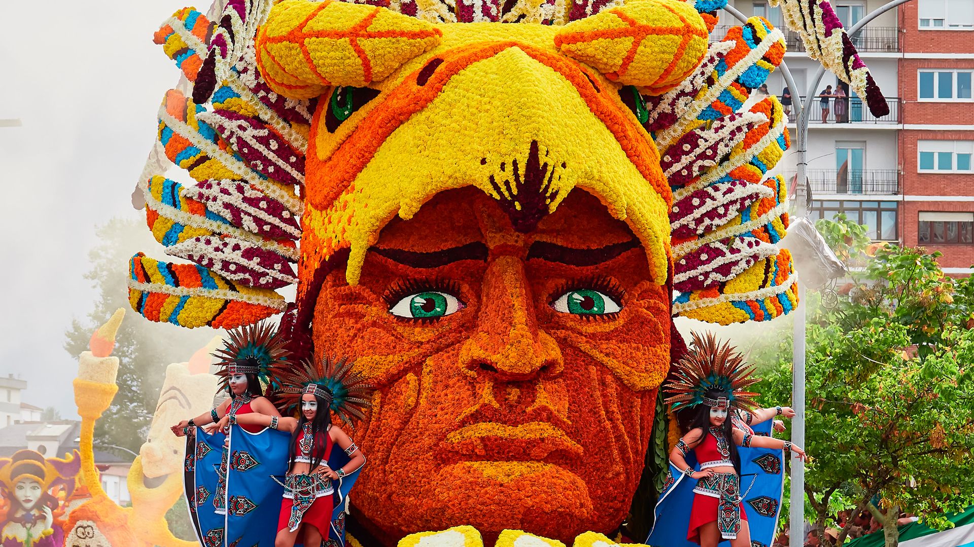 Fiesta de la Batalla de las flores, Laredo, Cantabria, España