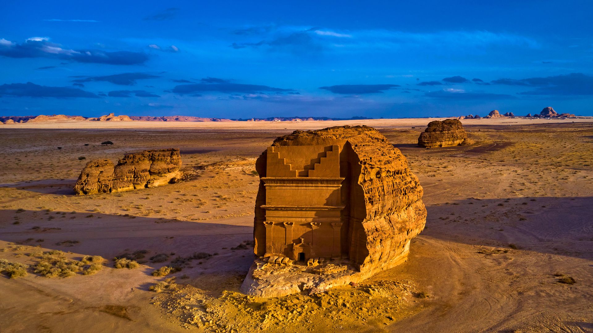 Nabataean tomb in Mada'in Saleh (aka Hegra), Saudi Arabia
