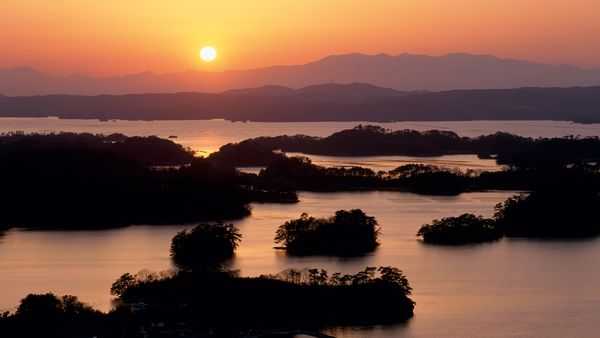 大高森から見た松島, 宮城 東松島市