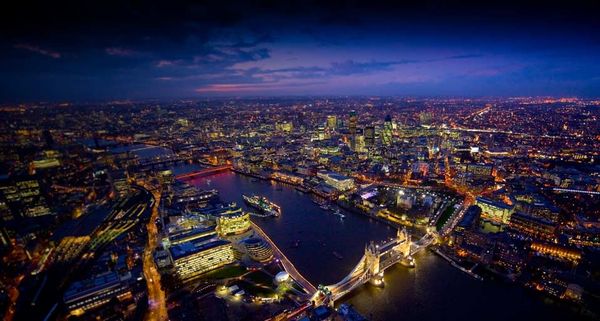 Tower Bridge at night, London