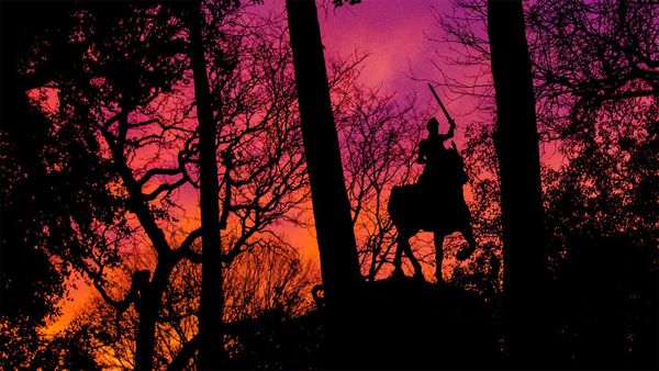 The Joan of Arc Monument at Riverside Park in Manhattan, New York City