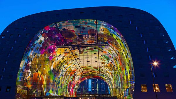 Market Hall in Rotterdam, Netherlands