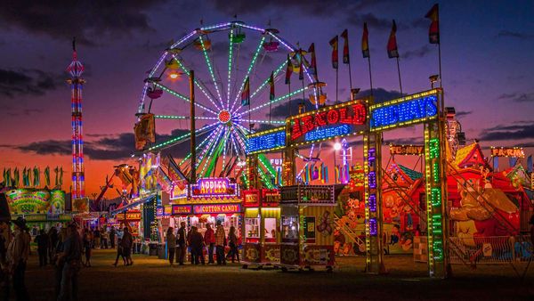 La fête foraine du comté de Hardee à Wauchula, Floride