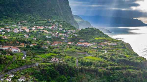 The north coast of Madeira, Portugal