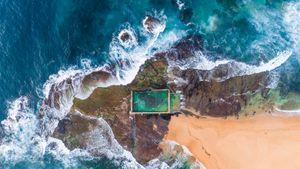 Piscina oceanica di Mona Vale, Sydney, Australia (© jamenpercy/Getty Images)(Bing Italia)