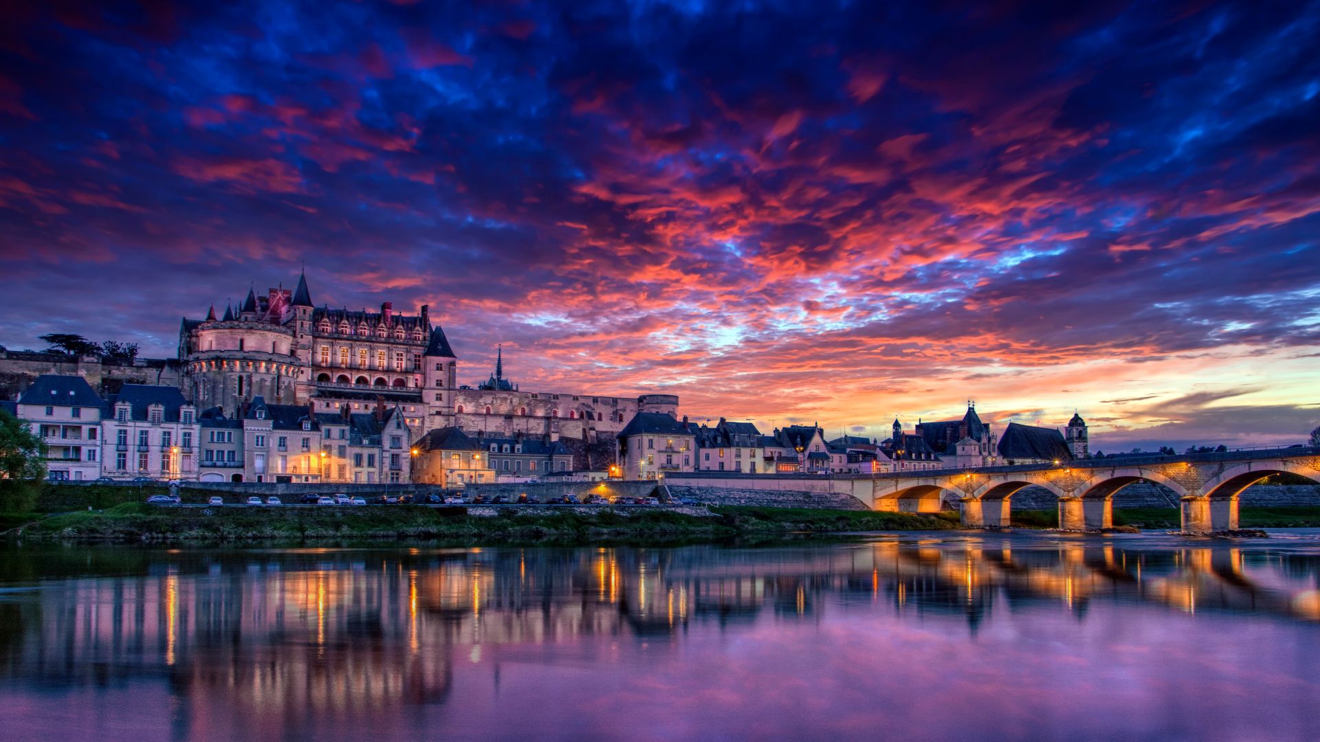 Château royal d'Amboise dans la vallée de la Loire, France