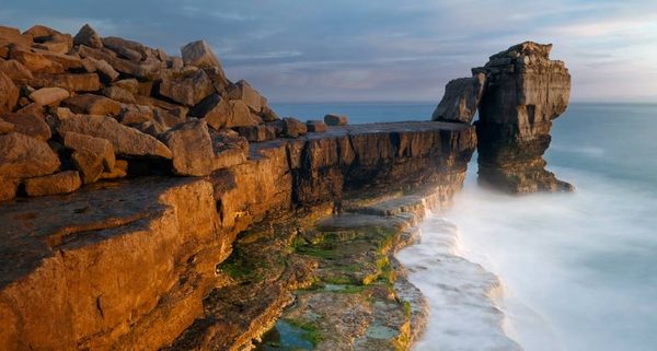 Pulpit Rock on the Isle of Portland, Dorset, England, UK
