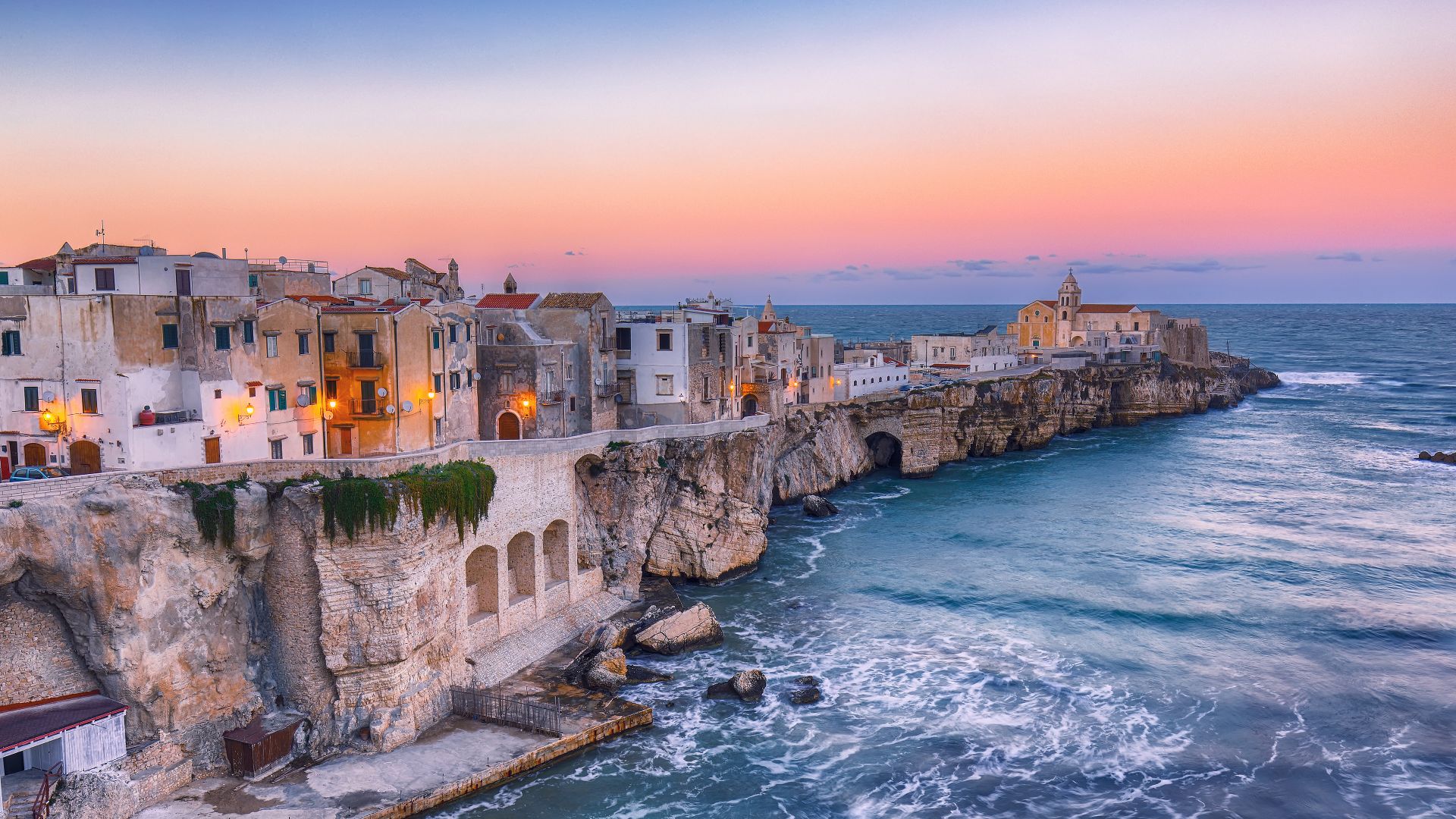 Vieste sulla penisola del Gargano, Puglia, Italia