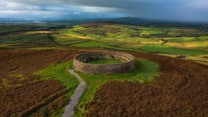 Grianan of Aileach ring fort, Donegal, Ireland (© aluxum/Getty Images)(Bing United States)