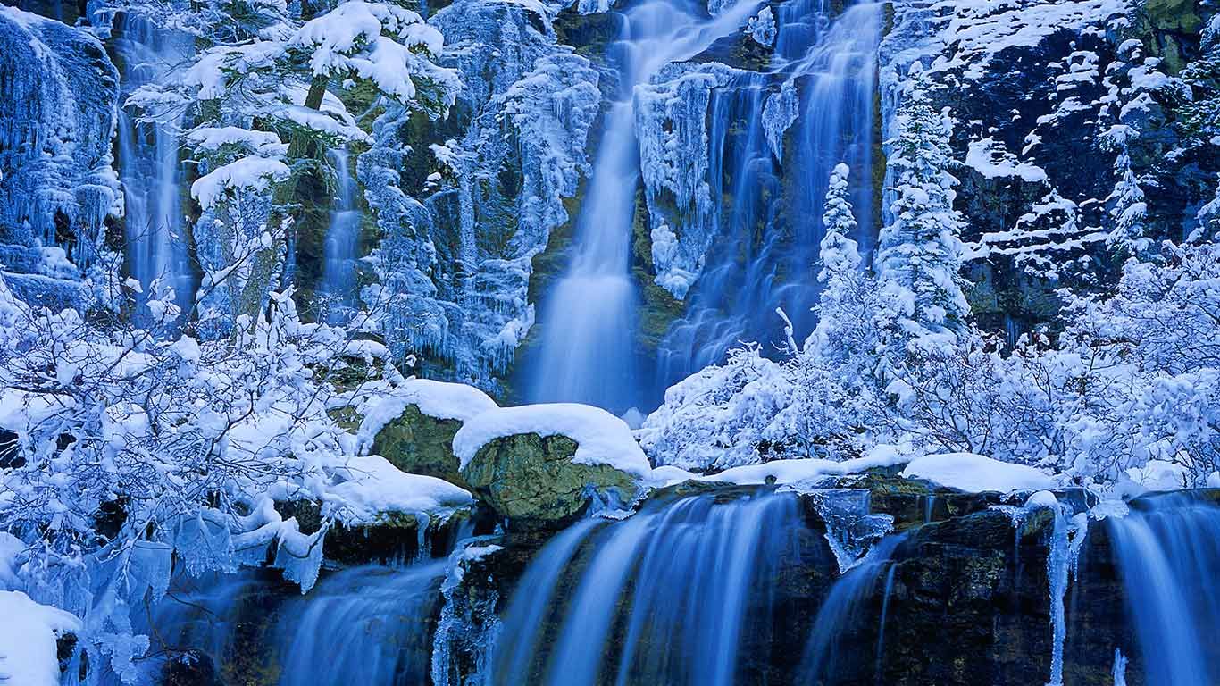 Tangle Creek Falls, Jasper National Park, Alberta, Canada