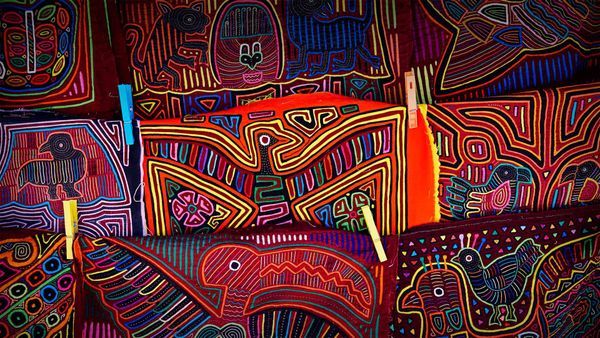 Handicrafts of the Guna people of the Guna Yala archipelago, Panama
