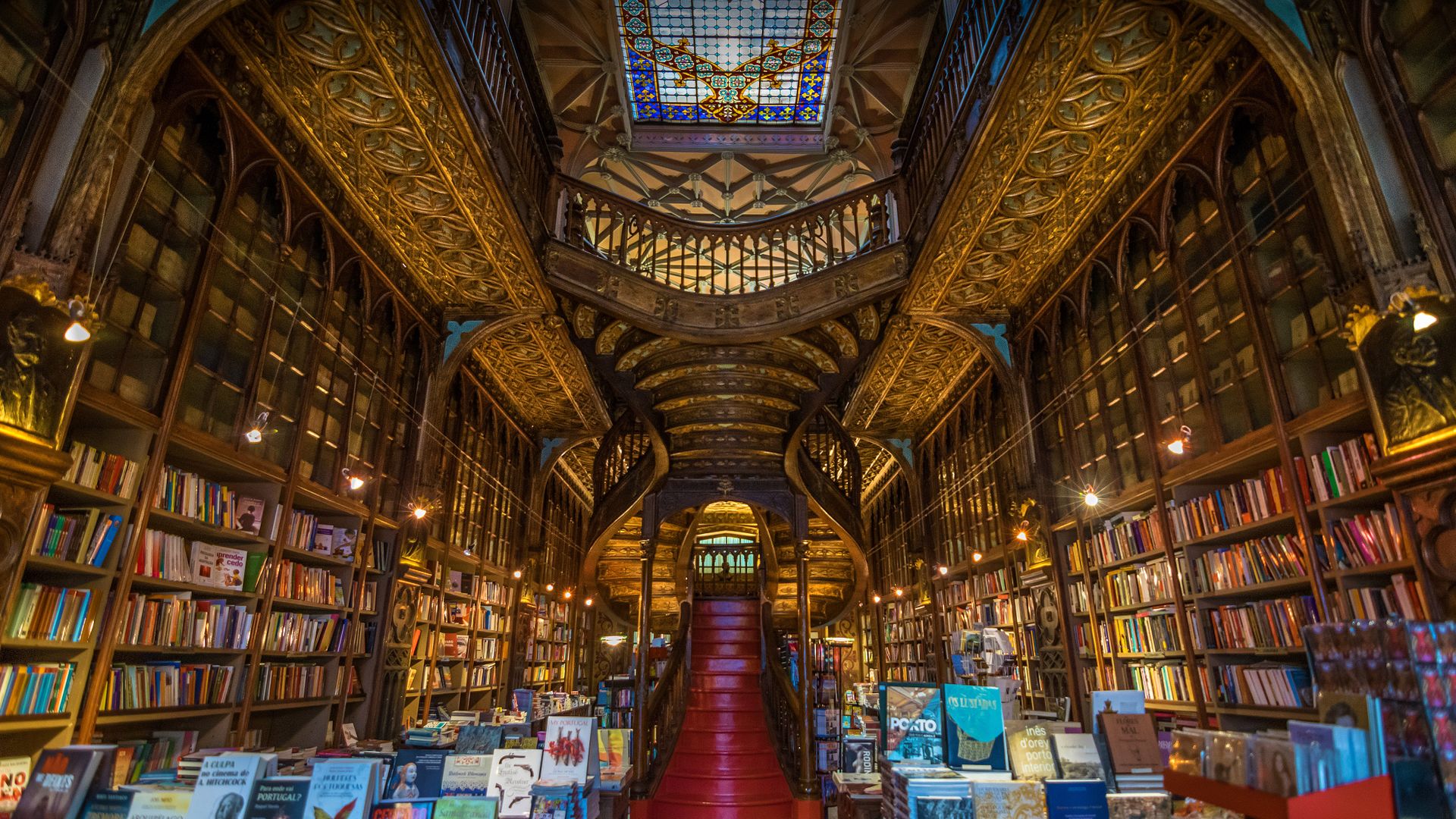 Librairie Lello à Porto, Portugal