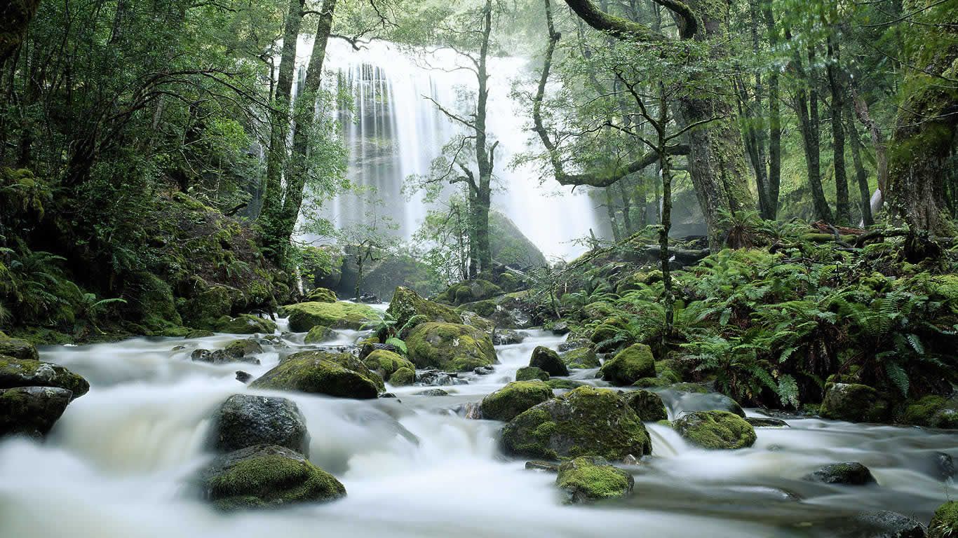 Jerusalem River Waterfalls, Tasmania, Australia