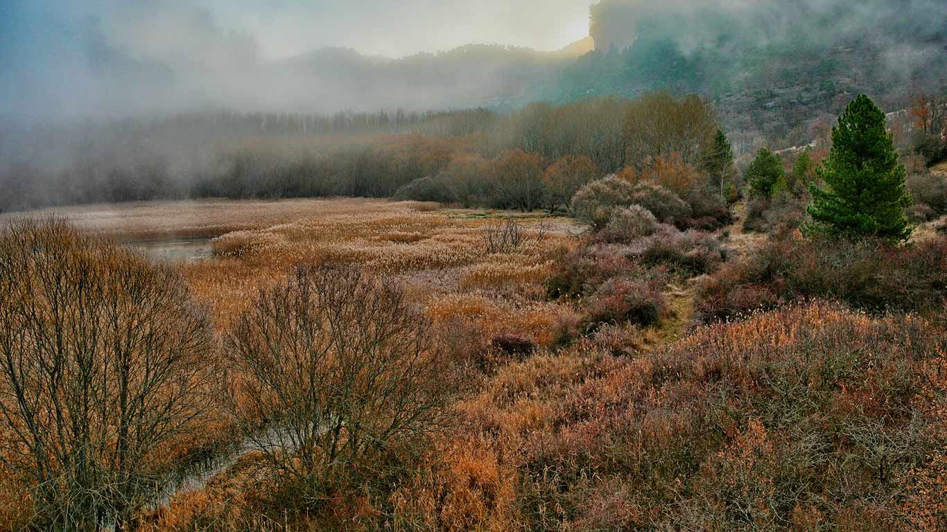 Lagoon of Uña, near Cuenca, Spain