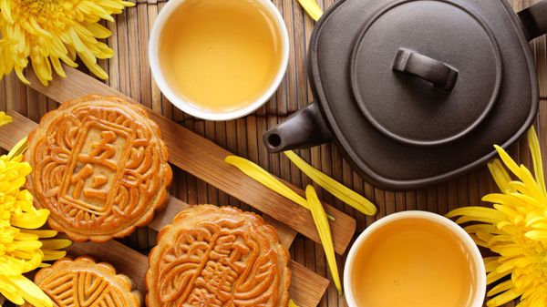 月饼与茶
