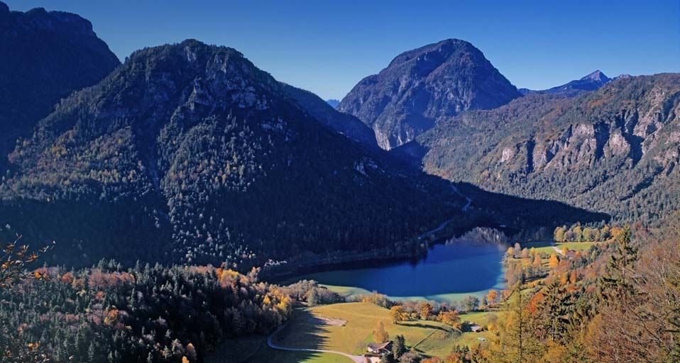 Der westlich von Bad Reichenhall gelegene Thumsee