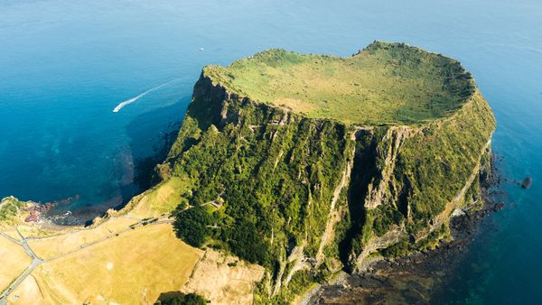 Seongsan Ilchulbong, a tuff cone on Jeju Island, South Korea