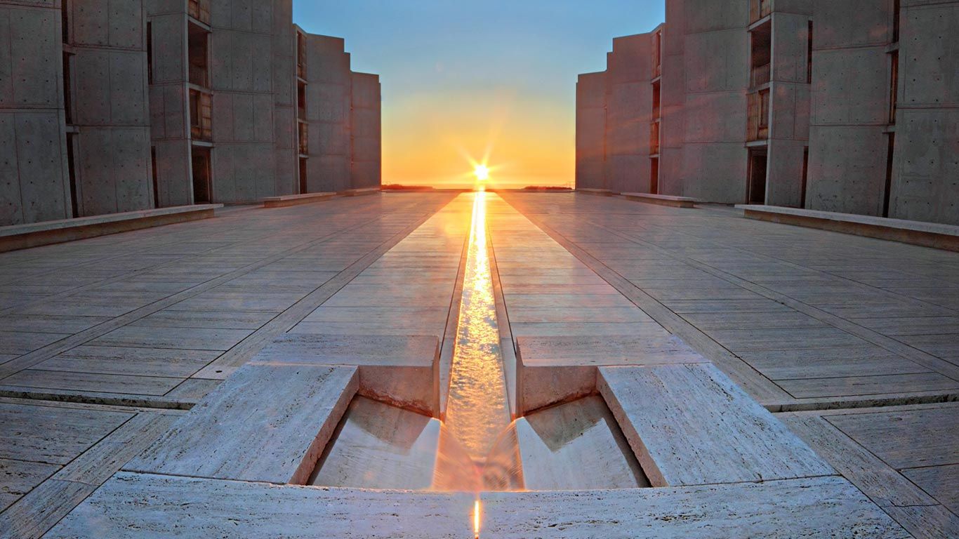 Equinox at the Salk Institute for Biological Studies, San Diego, California