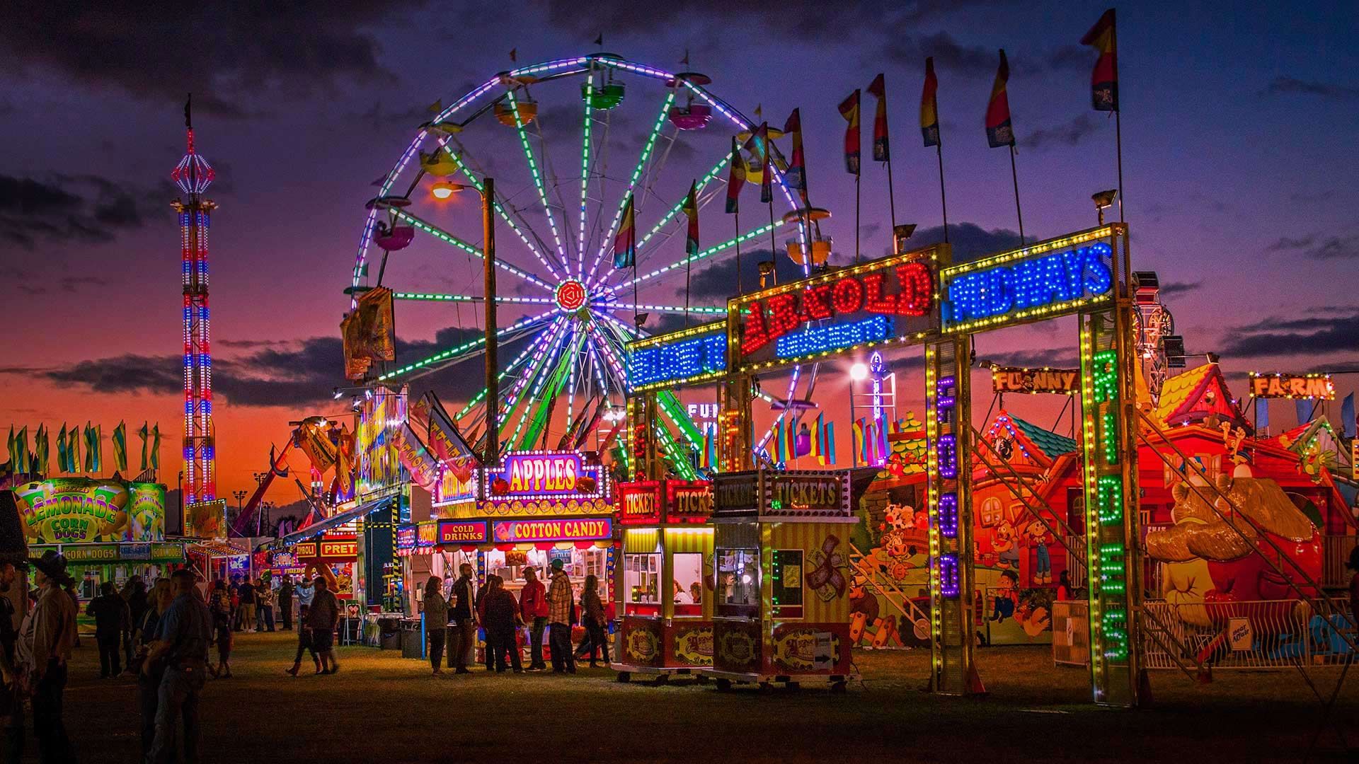 La fête foraine du comté de Hardee à Wauchula, Floride