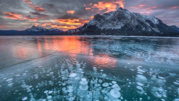 Lago Abraham, Alberta, Canada