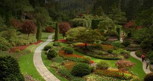 The Sunken Garden at Butchart Gardens, Victoria, British Columbia --Darlyne A. Murawski/Getty Images &copy; (Bing United States)