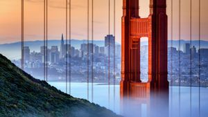 Golden Gate Bridge, San Francisco, USA (© RICOWde/Getty Images)(Bing Australia)