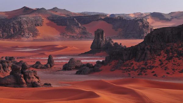 Tassili N'Ajjer National Park in the Sahara, Algeria