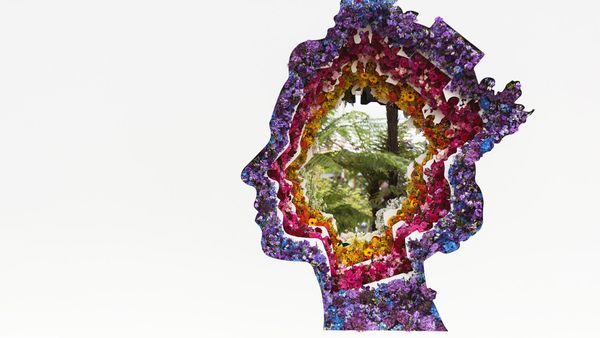 Floral display in honour of HM Queen Elizabeth II
