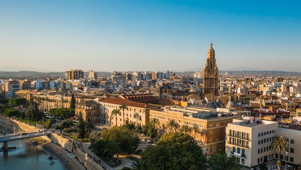 Atardecer en Murcia, España