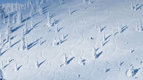 Hellroaring Peak in the Whitefish Range of Montana