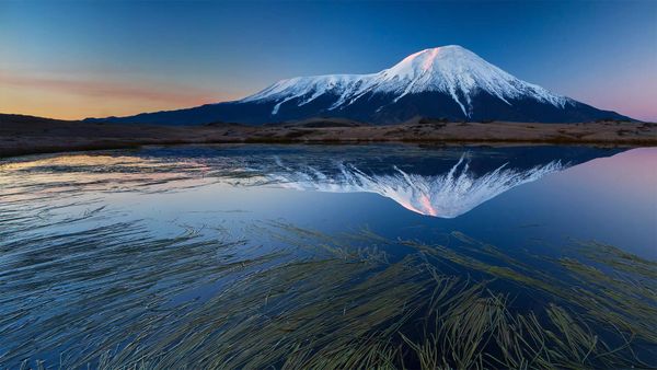 Tolbachik volcanic complex on the Kamchatka Peninsula, Russia