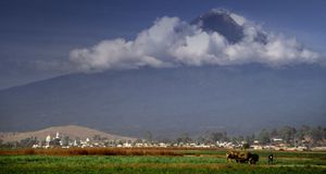 Mount Popocatépetl near Puebla, Mexico -- Felix Stensonage fotostock &copy; (Bing Australia)