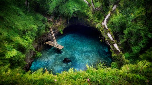 To Sua Ocean Trench, Upolu island, Samoa