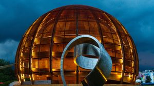 Le siège du Globe de la science et de l'innovation, Meyrin, Suisse (© Deyan Baric/Alamy Stock Photo)(Bing France)
