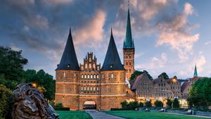 The Holsten Gate in Lübeck, Germany (© Harald Nachtmann/Getty Images)(Bing Australia)