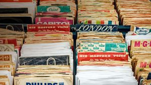 Disques vinyles à Rosmalen, Pays-Bas (© DutchScenery/Shutterstock)(Bing France)
