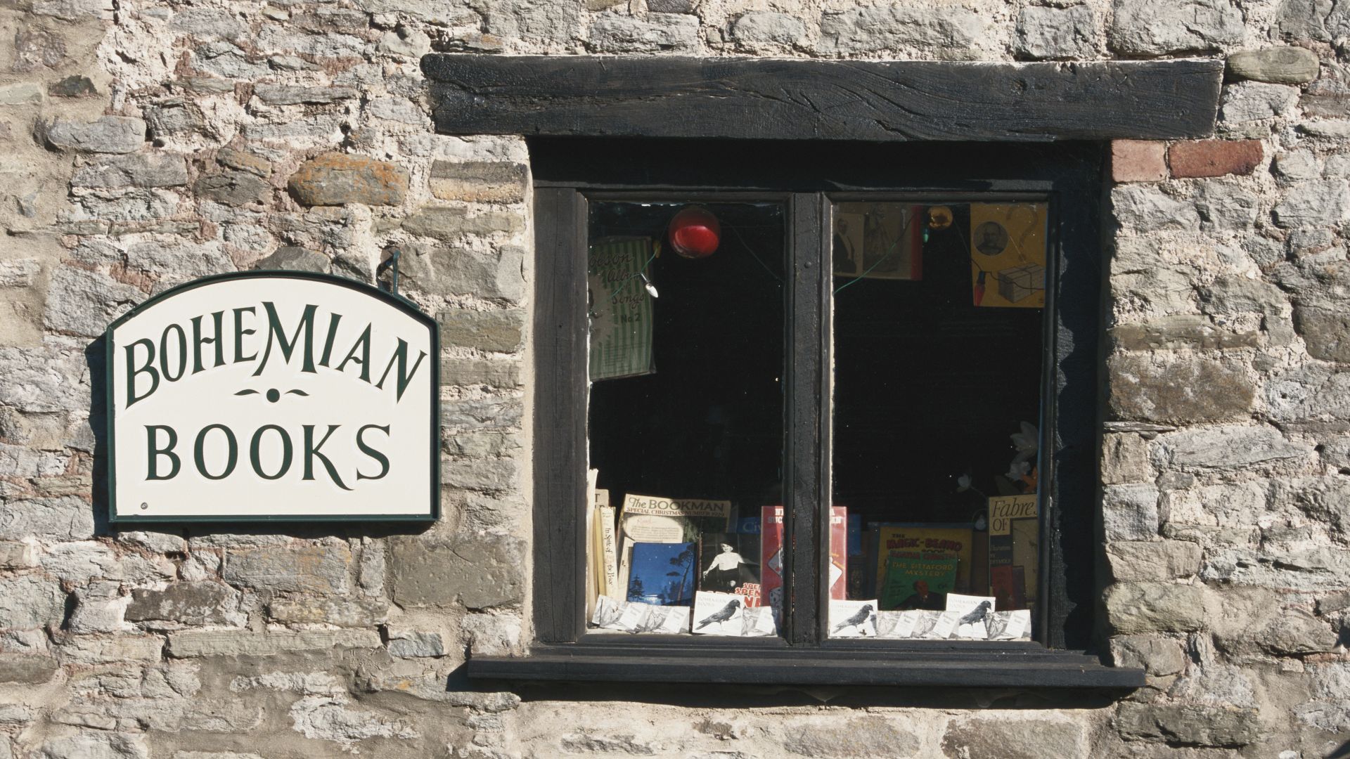 A bookshop in Hay-on-Wye, Wales, June 1997
