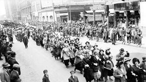 Amalgamated Clothing Workers of America in a Labor Day parade, May 1915, Chicago (© Chicago Sun-Times/Chicago Daily News collection/Chicago History Museum/Getty Images)(Bing United States)