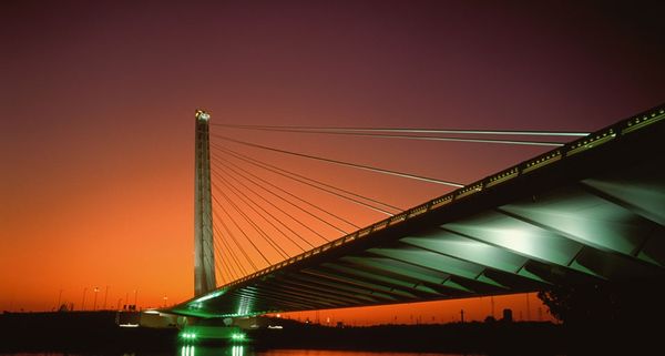 Alamillo Bridge in Seville, Spain