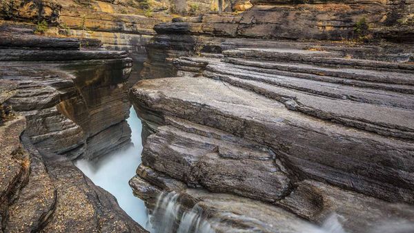 Mistaya Canyon is a canyon in the western part of Alberta, Canada.