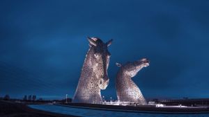 The Kelpies statues at The Helix, a park in Falkirk, Scotland (© Best Shot Factory/REX/Shutterstock)(Bing United States)