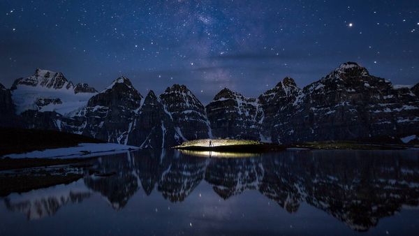 Minnestimma Lake, Banff, Alberta, Canada