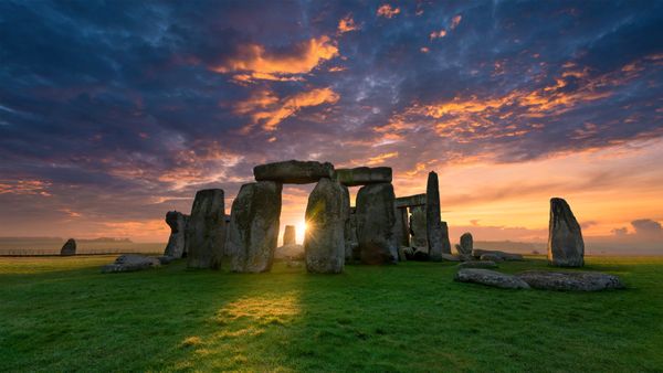 Stonehenge, Pianura di Salisbury, Wiltshire, Inghilterra